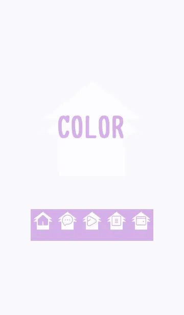 [LINE着せ替え] purple color T17の画像1