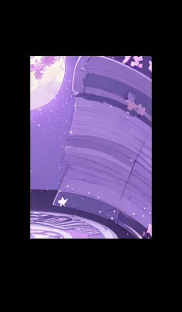 [LINE着せ替え] 月光夜桜#CN120。の画像1