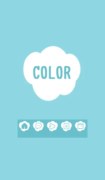 [LINE着せ替え] green color U36の画像1