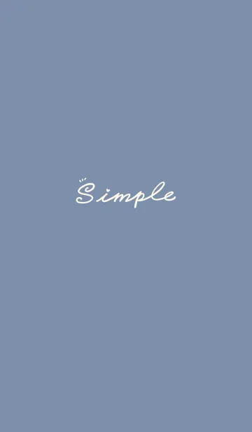 [LINE着せ替え] Simple Color J-Indigo (Yel4)の画像1