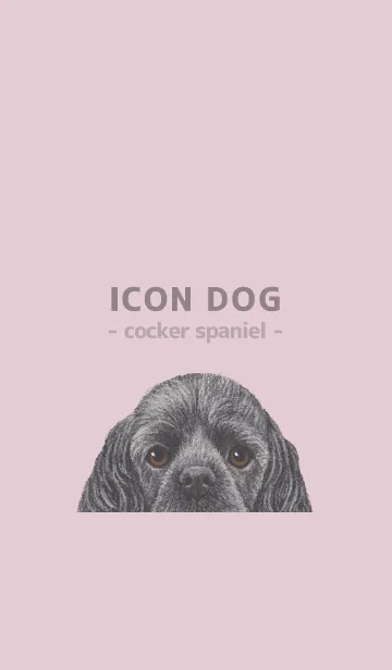 [LINE着せ替え] ICON DOG - コッカー - PASTEL PK/05の画像1