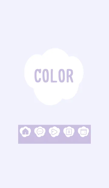 [LINE着せ替え] purple color U19の画像1
