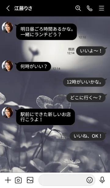 [LINE着せ替え] 四つ葉のクローバー Vintage Lens #5-5の画像3