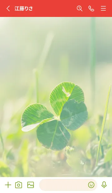 [LINE着せ替え] 四つ葉のクローバー Vintage Lens #9-5の画像2