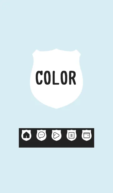 [LINE着せ替え] blue color V17の画像1