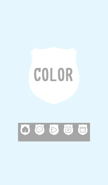 [LINE着せ替え] blue color V19の画像1