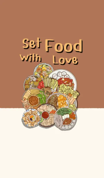 [LINE着せ替え] Set Food With Loveの画像1