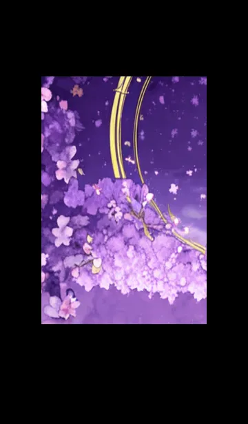 [LINE着せ替え] 月光夜桜#CN112。の画像1
