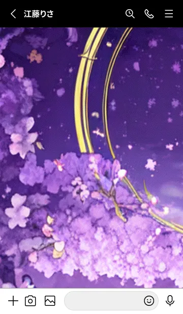 [LINE着せ替え] 月光夜桜#CN112。の画像2