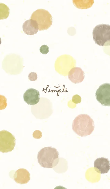 [LINE着せ替え] 水彩 シック茶色26の画像1