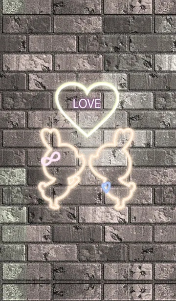 [LINE着せ替え] NEON LOVE THEME.62の画像1