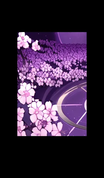 [LINE着せ替え] 月光夜桜#CN12。の画像1