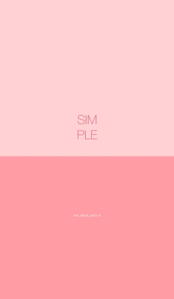 [LINE着せ替え] 0Nf_24_ピンク2-6の画像1