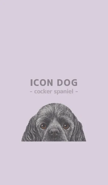 [LINE着せ替え] ICON DOG - コッカー - PASTEL PL/05の画像1