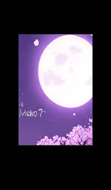 [LINE着せ替え] 月光夜桜#CO120。の画像1