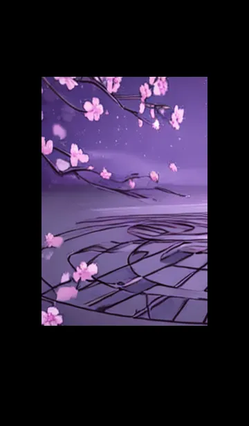 [LINE着せ替え] 月光夜桜#CO117。の画像1