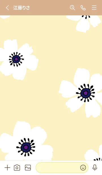 [LINE着せ替え] アネモネ シンプル6の画像2