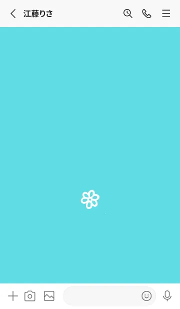 [LINE着せ替え] ミニ フラワー _76の画像2