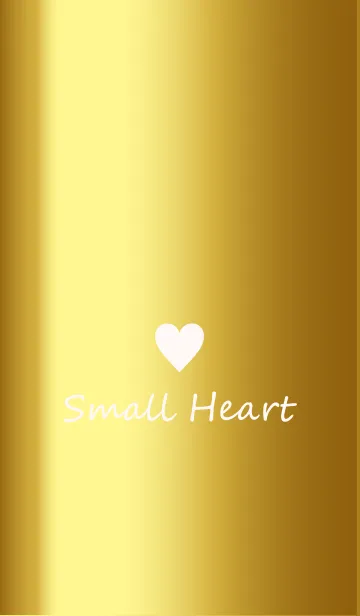 [LINE着せ替え] Small Heart *GOLD 15*の画像1