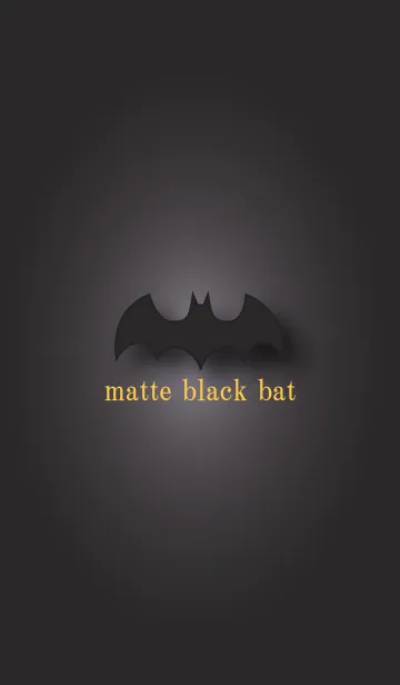 [LINE着せ替え] matte black bat 66の画像1