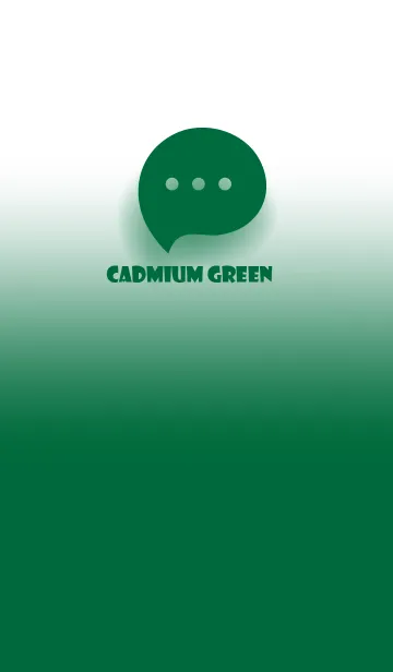 [LINE着せ替え] Cadmium Green & White Theme V.3 (JP)の画像1