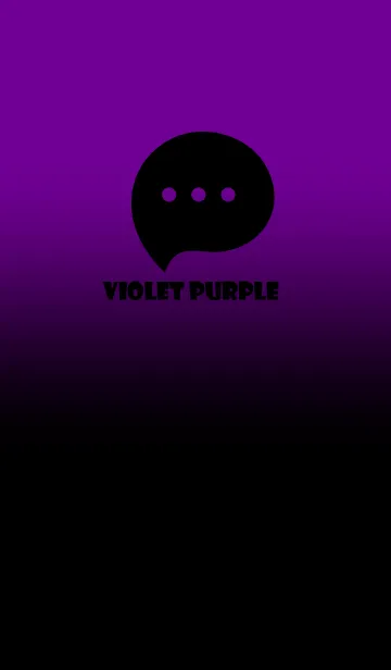 [LINE着せ替え] Black & Violet Purple Theme V3 (JP)の画像1