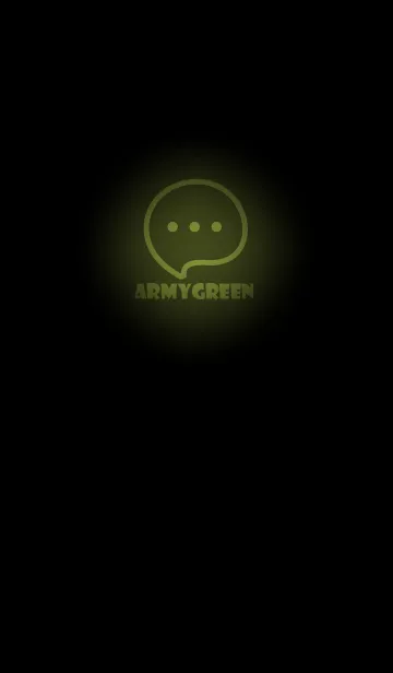 [LINE着せ替え] Army Green Neon Theme V4 (JP)の画像1