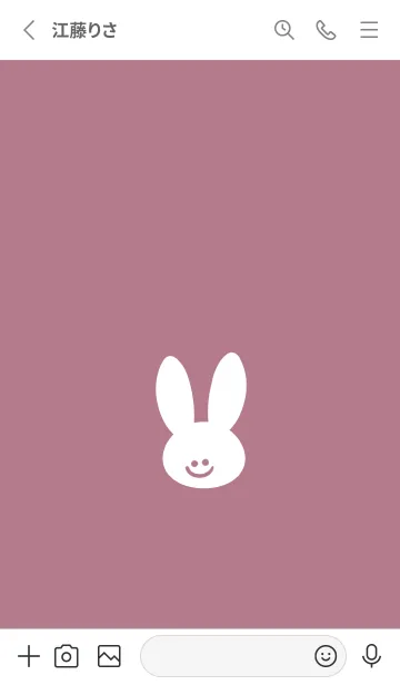 [LINE着せ替え] ホワイト ラビット 85の画像2