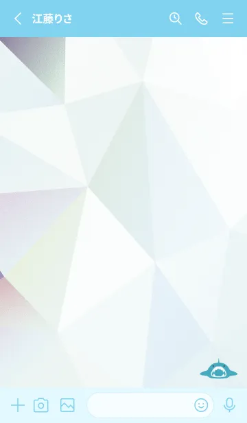 [LINE着せ替え] 青 : Shark！の画像2