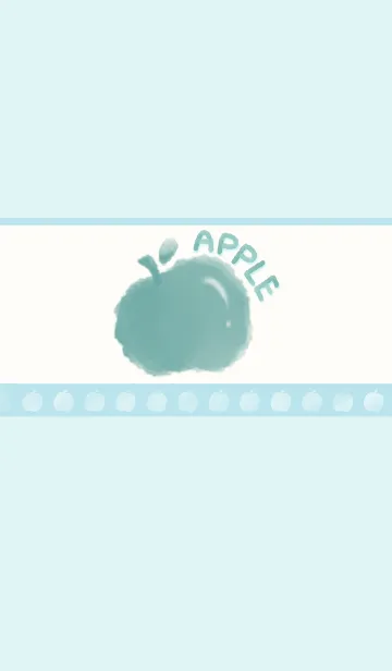 [LINE着せ替え] Smudged apple J-light gray blue (Gr9)の画像1