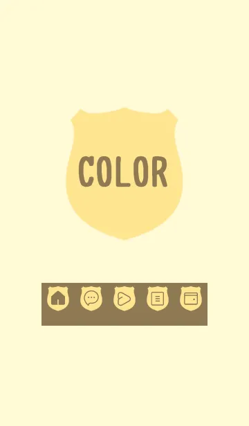 [LINE着せ替え] yellow color V20の画像1