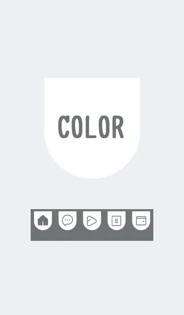 [LINE着せ替え] bw color W16の画像1