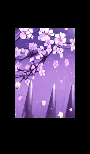 [LINE着せ替え] 月光夜桜#CO16。の画像1