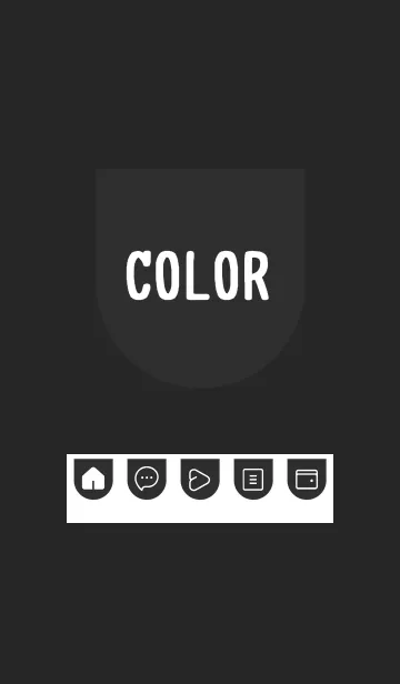 [LINE着せ替え] bw color W17の画像1