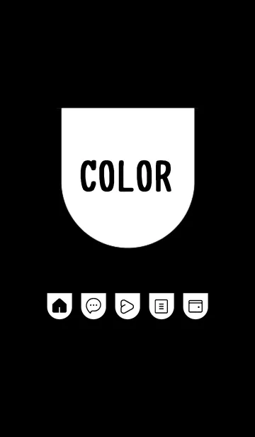 [LINE着せ替え] bw color W20の画像1
