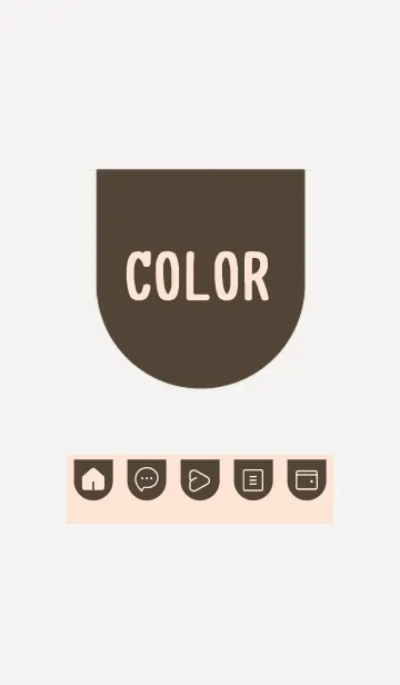 brown color W18の着せ替えメイン画像