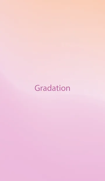 [LINE着せ替え] gradation ORANGE&PINK 58の画像1