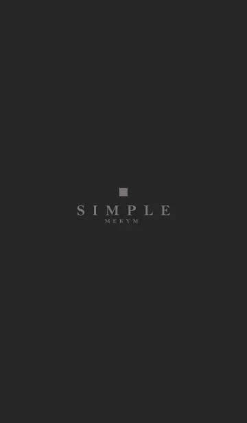 [LINE着せ替え] MATTE BLACK-SIMPLE SQUARE 10の画像1