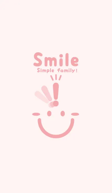 [LINE着せ替え] スマイル＆ヒラメキ 桜色の画像1