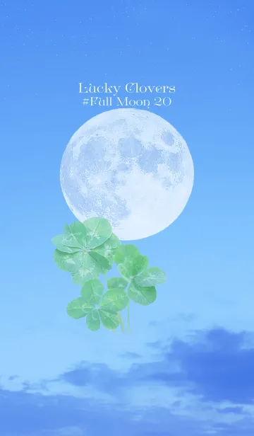 [LINE着せ替え] Lucky Clovers #Full Moon 20の画像1