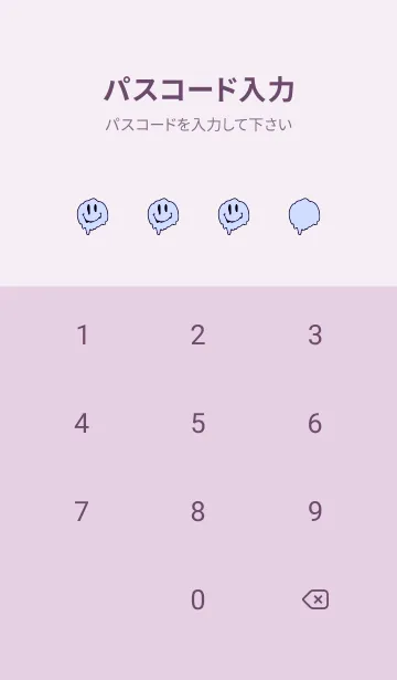 [LINE着せ替え] ドリップ スマイル _051の画像4