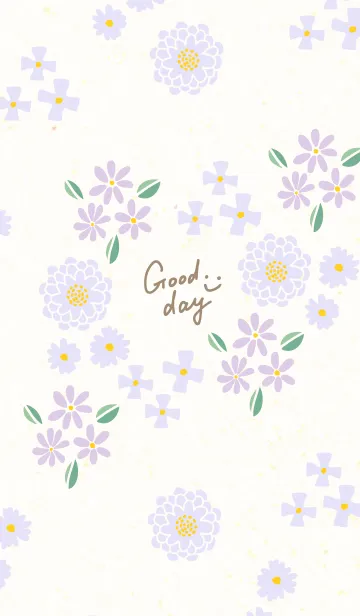 [LINE着せ替え] かわいいカラフルな花たち13の画像1