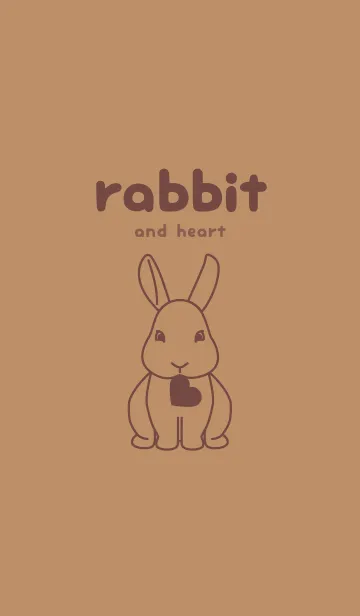 [LINE着せ替え] ウサギとハート シナモンの画像1