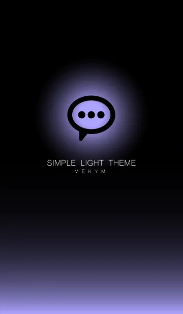 [LINE着せ替え] SIMPLE LIGHT ICON-GRADATION- 2の画像1