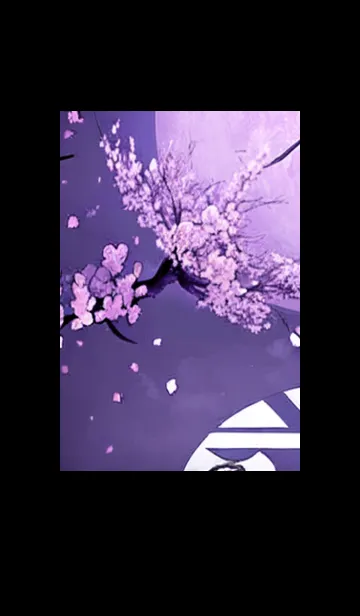 [LINE着せ替え] 月光夜桜#CO126。の画像1