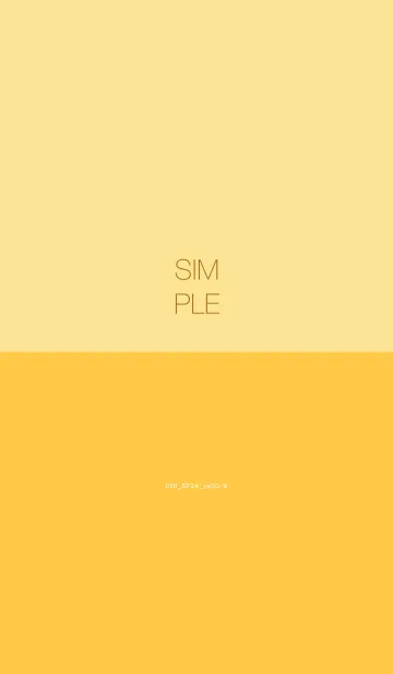 [LINE着せ替え] 0Nf_24_イエロー3-9の画像1