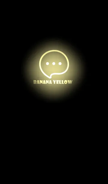 [LINE着せ替え] Banana Yellow Neon Theme V4 (JP)の画像1