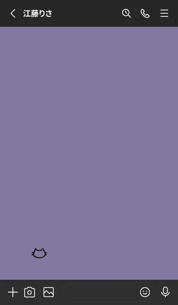 [LINE着せ替え] 落書きにゃん(くすみ7-07)の画像2