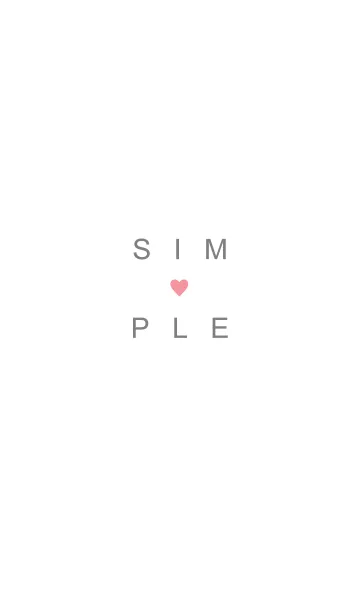 [LINE着せ替え] SIMPLE HEART 64の画像1