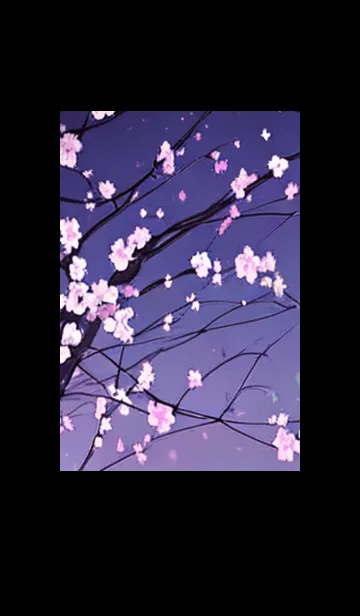 [LINE着せ替え] 月光夜桜#CP021。の画像1